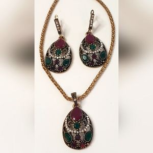 Vintage Turkish 3pc Jewelry Set